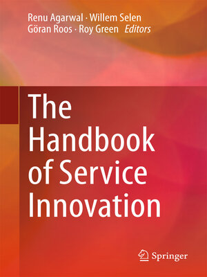 cover image of The Handbook of Service Innovation